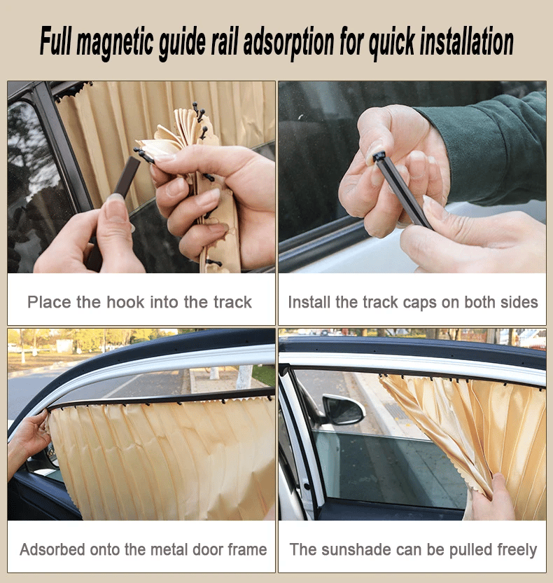 🌥️🔥Universal fit magnetic sunshade for side windows🚗