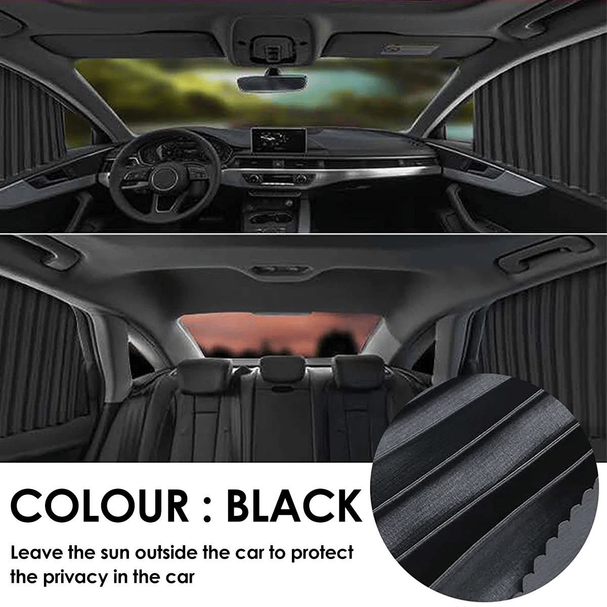 🌥️🔥Universal fit magnetic sunshade for side windows🚗
