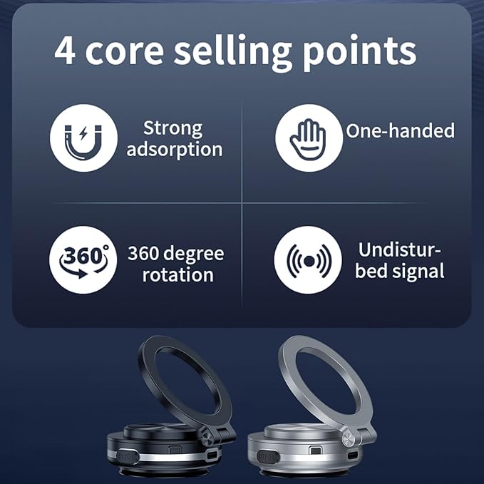 360 Rotatable Car Magnetic Phone Holder