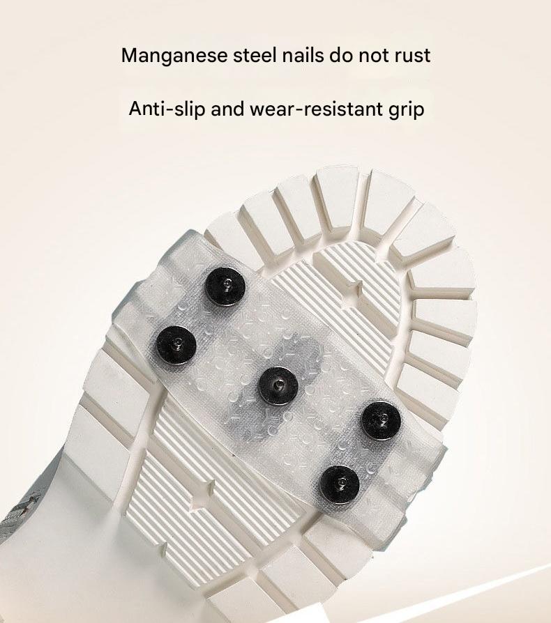 Manganese steel nails Non-slip shoe covers