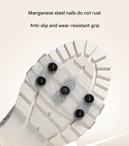 Manganese steel nails Non-slip shoe covers