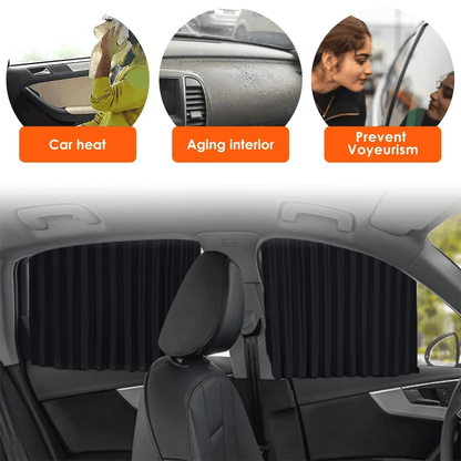 🌥️🔥Universal fit magnetic sunshade for side windows🚗
