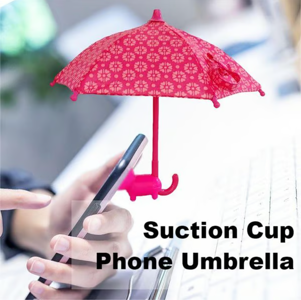 😎Phone umbrella with suction cup☂️