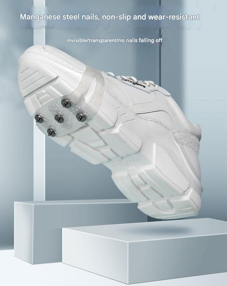 Manganese steel nails Non-slip shoe covers