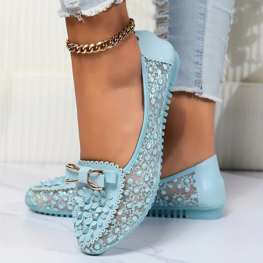 Ladies Elegant Lace Breathable Sandals